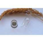 Стеклянные колбочки 38*24 мм. Стекло прочное! 