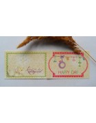 Карточки двусторонние. 9*6 см