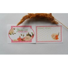 Карточки двусторонние. 9*6 см